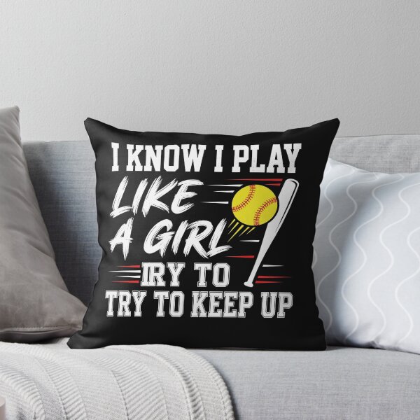 Item preview, Play Like A Girl Baseball Softball Action Drôle designed and sold by MizoX7.