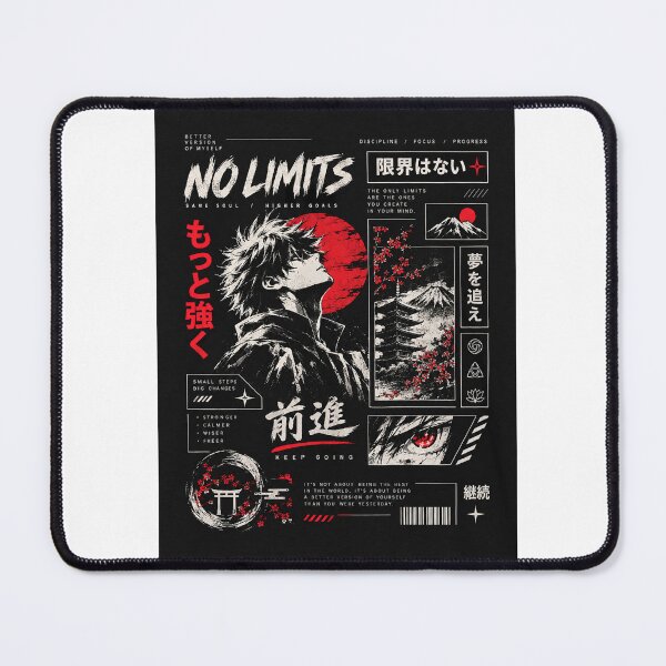 Item preview, No Limits Japanese Manga Warrior – Discipline & Progress Anime Style designed and sold by ustylelab.