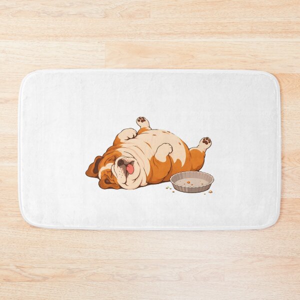 Item preview, Bulldog Pie Chunky Belly Exposed Dog Lover designed and sold by nortowelcomics.