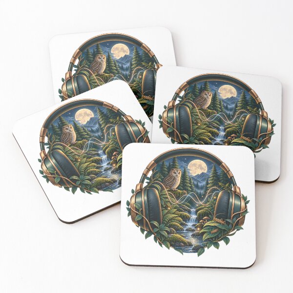 Item preview, Soundscape Ecology – Woodland Field Recording Nature Art designed and sold by Georain.