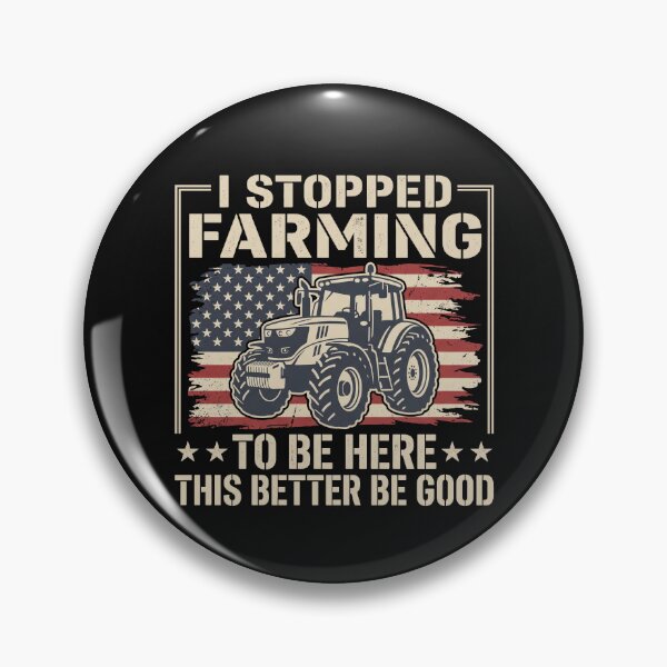 Item preview, I Stopped Farming To Be Here Tracteur Drapeau Américain designed and sold by MizoX7.