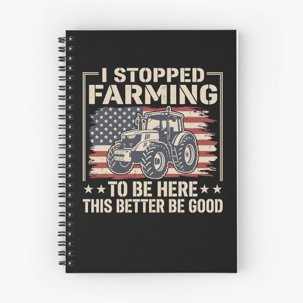 Aperçu de l'œuvre J'ai arrêté l'agriculture pour être ici Tracteur Drapeau Américain créée et vendue par MizoX7.
