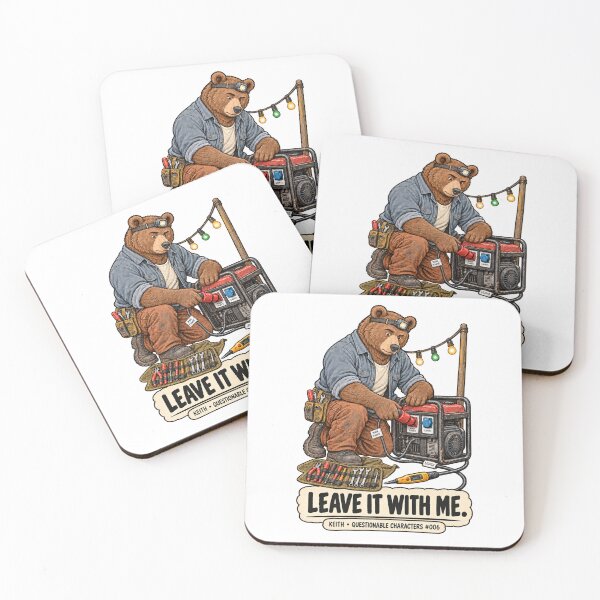 Item preview, Funny Festival Bear: Leave It With Me designed and sold by BotherBox.