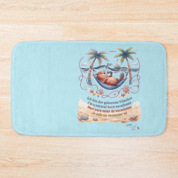 Item preview, WILDWISERS by HERMIE: Beaver - I'm a natural born vacationer designed and sold by HERMIE-design.