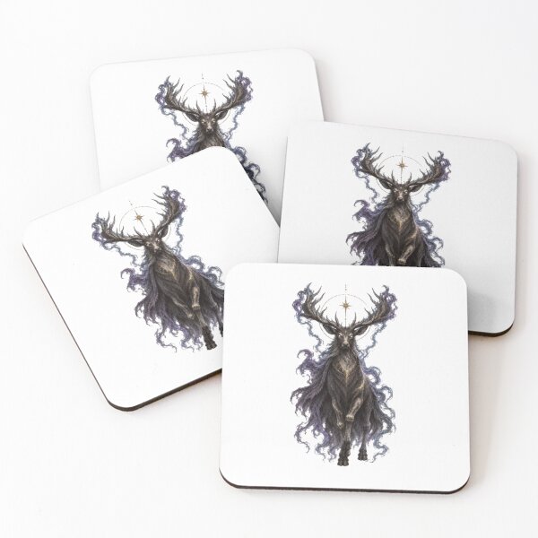 Item preview, The Veil Stag designed and sold by Ashen Threads Studio.