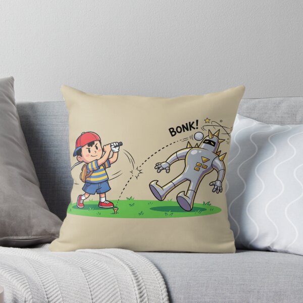 Item preview, Ness hitting Starman dx in the head with a golf ball (BONK!) designed and sold by gorillazone_co.