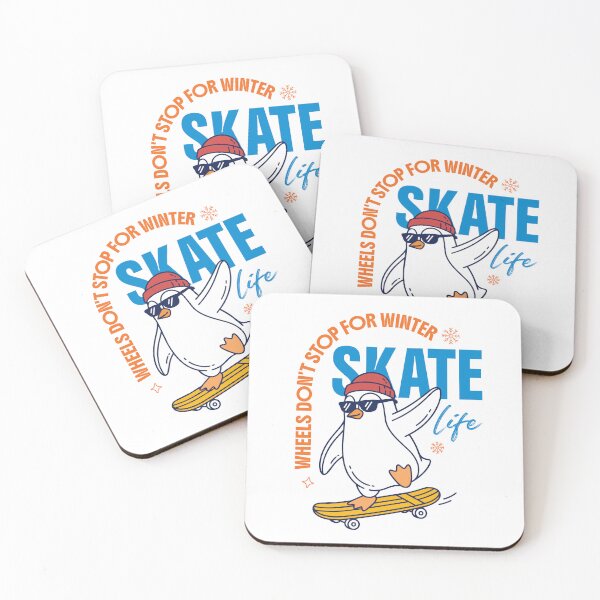 Item preview, Skate Life Winter Penguin Design designed and sold by NullSpacePrints.