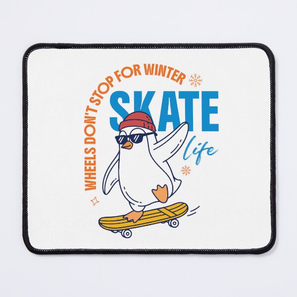 Item preview, Skate Life Winter Penguin Design designed and sold by NullSpacePrints.