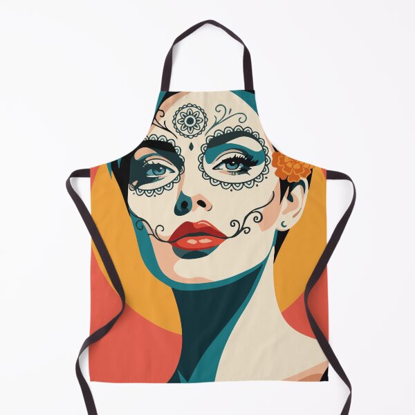 Item preview, Catrina Flat Color Art | Day of the Dead Mexican Sugar Skull designed and sold by  Ojo de Lilith.