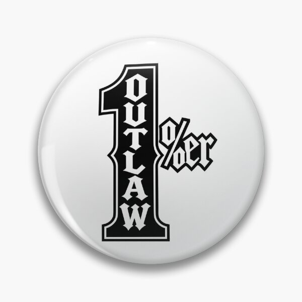 Item preview, Outlaw 1%er – Gothic Biker Motorcycle Design designed and sold by Legacy Apparel Co..