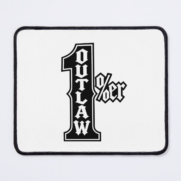Item preview, Outlaw 1%er – Gothic Biker Motorcycle Design designed and sold by Legacy Apparel Co..