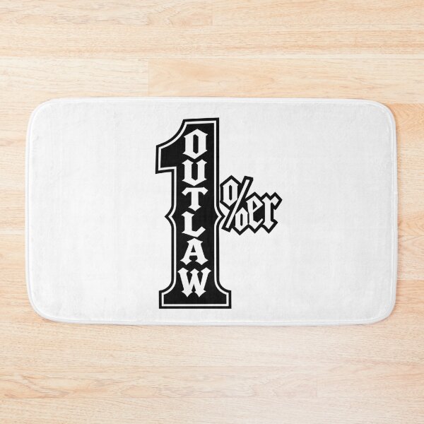 Item preview, Outlaw 1%er – Gothic Biker Motorcycle Design designed and sold by Legacy Apparel Co..