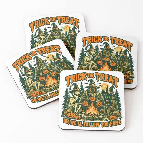 Item preview, Witch Campfire Alien Owl Crew Halloween Night designed and sold by nortowelcomics.