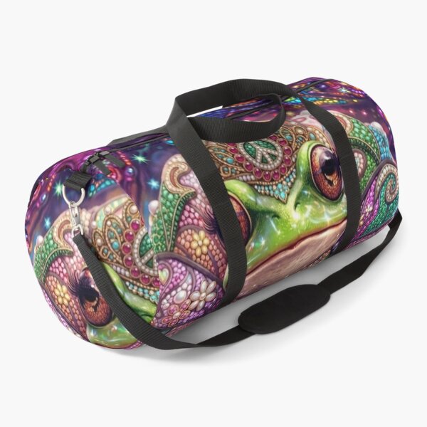 Item preview, Psychedelic Peace Frog | Groovy Bejeweled Tree Frog Boho Art designed and sold by KingsArtworx 2.