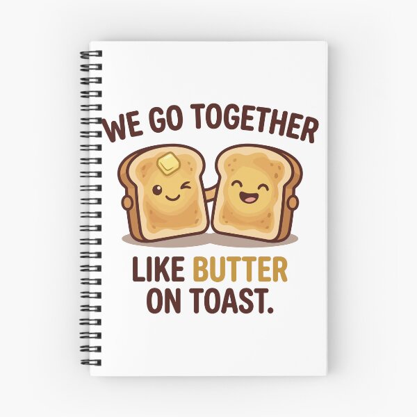 Item preview, Cute Toast And Butter Kawaii Couple designed and sold by Amir Faysal.