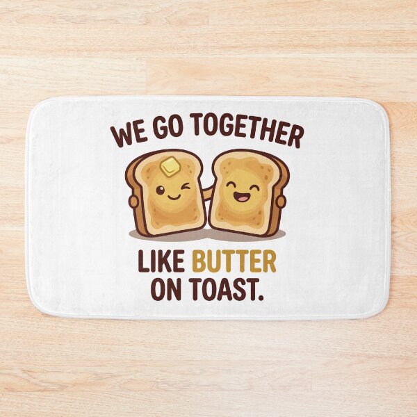 Item preview, Cute Toast And Butter Kawaii Couple designed and sold by Amir Faysal.