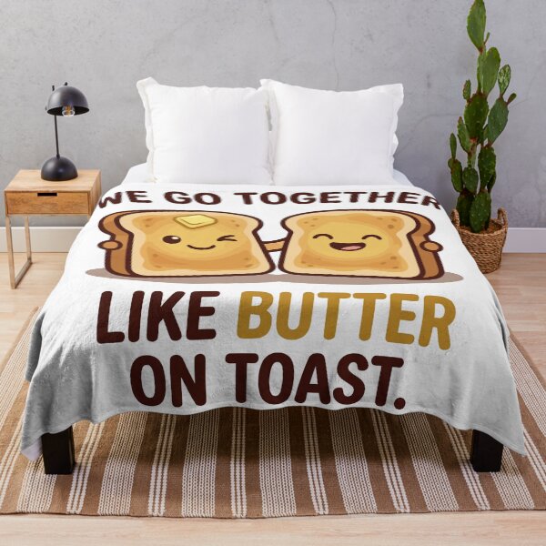 Item preview, Cute Toast And Butter Kawaii Couple designed and sold by Amir Faysal.
