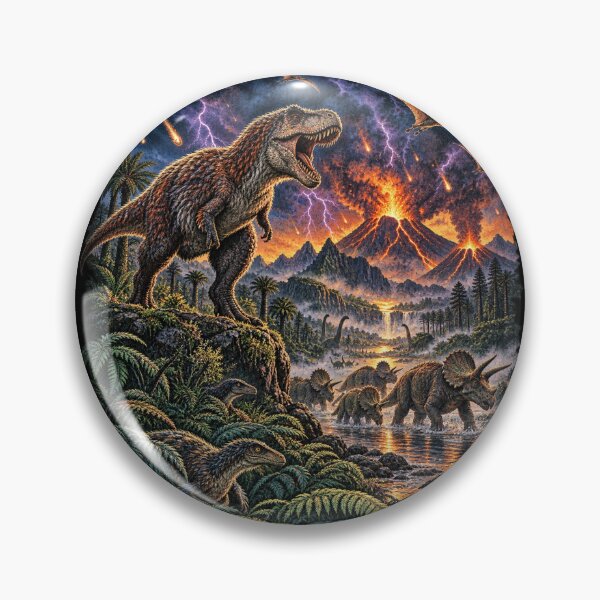 Item preview, T-Rex and Triceratops Prehistoric Volcano Dinosaur World designed and sold by will freed18.