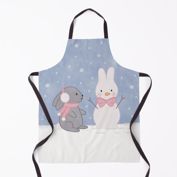 Item preview, Cute Bunny and Snow Rabbit designed and sold by winterpumpkin.