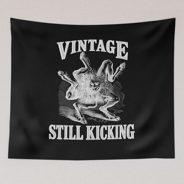Item preview, Vintage Still Kicking – Dark Humor Birthday designed and sold by MagicStrawberry.