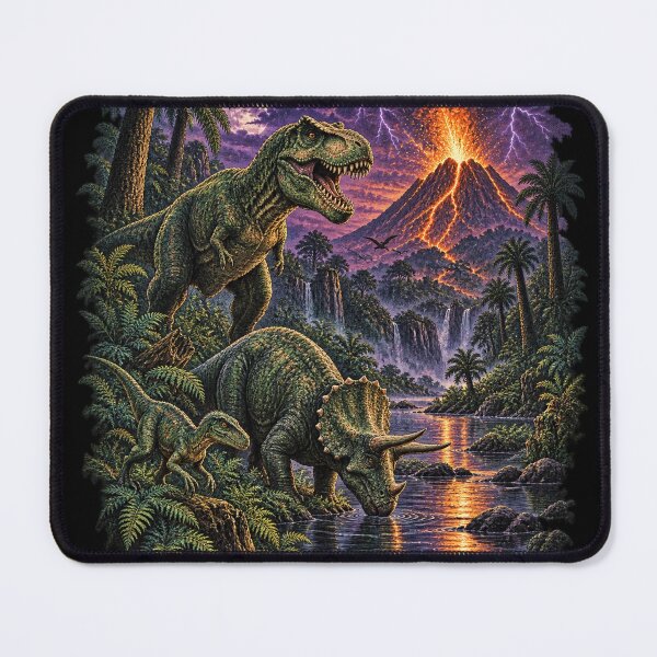 Item preview, Prehistoric Dinosaur World Volcano Meteor Extinction Scene designed and sold by will freed18.