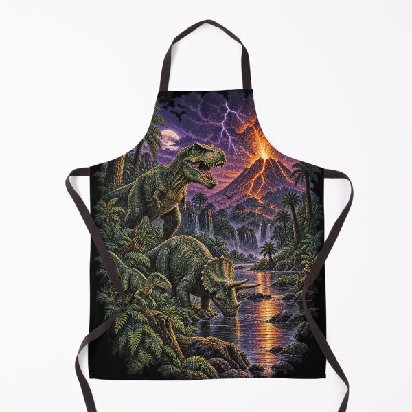 Item preview, Prehistoric Dinosaur World Volcano Meteor Extinction Scene designed and sold by will freed18.