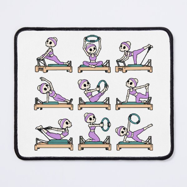 Item preview, Pilates Skeleton Reformer Workout Fitness Lover designed and sold by nortowelcomics.
