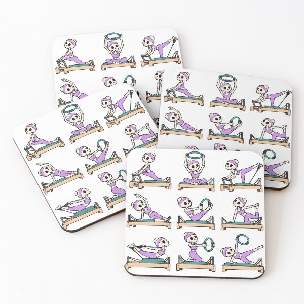 Item preview, Pilates Skeleton Reformer Workout Fitness Lover designed and sold by nortowelcomics.