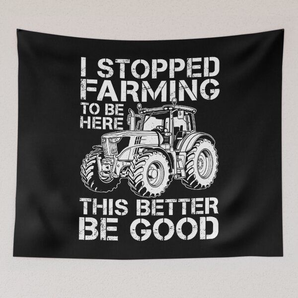 Item preview, I Stopped Farming Tracteur Grunge Humour Agriculture designed and sold by MizoX7.