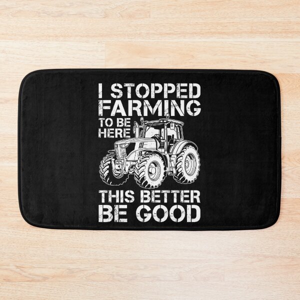 Aperçu de l'œuvre J'ai arrêté de cultiver Tracteur Humour Grunge Agriculture créée et vendue par MizoX7.