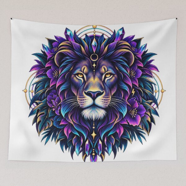 Item preview, Neon Lion – Strength in Colour designed and sold by Ooops Radio x Everbloom.
