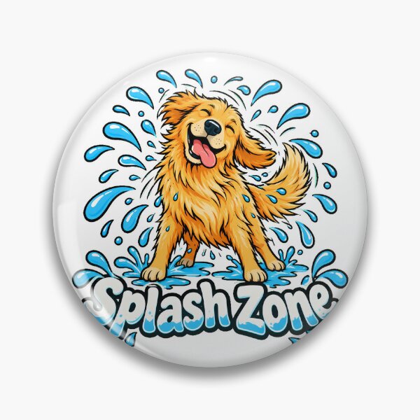 Item preview, Golden Splash Happy Retriever Dog Lover designed and sold by nortowelcomics.
