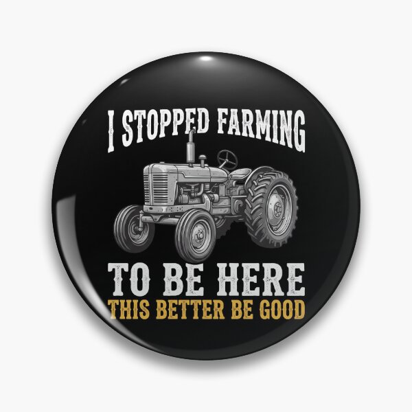 Item preview, I Stopped Farming To Be Here Tracteur Ancien Rétro designed and sold by MizoX7.