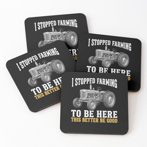 Item preview, I Stopped Farming To Be Here Tracteur Ancien Rétro designed and sold by MizoX7.