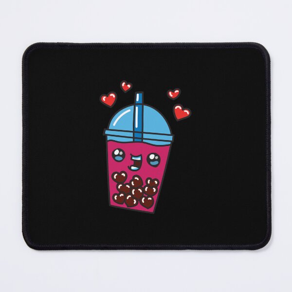 Item preview, Sweet Pink Bubble Tea with Floating Hearts designed and sold by TinySipStudio.