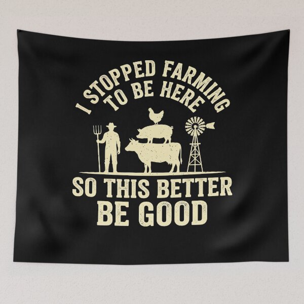 Item preview, I Stopped Farming Animaux Fermier Moulin Humour designed and sold by MizoX7.