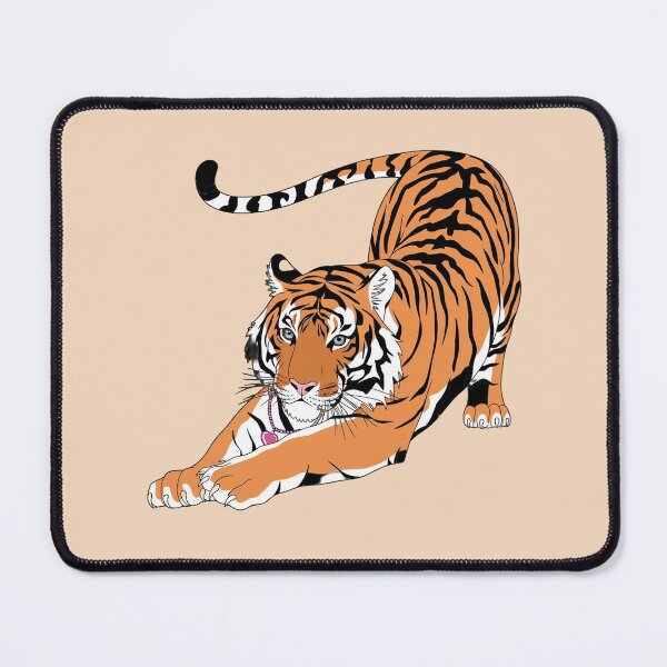 Item preview, Cute Tiger Cub Stretching with a Smile designed and sold by WikaKowalczyk.