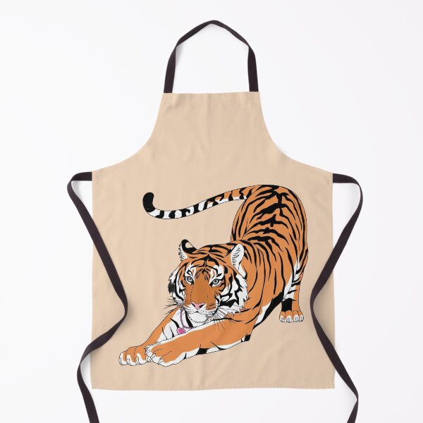 Item preview, Cute Tiger Cub Stretching with a Smile designed and sold by WikaKowalczyk.
