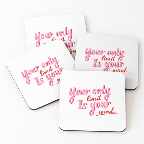 Item preview, Your Only Limit Is Your Mind Motivational Quote Typography designed and sold by serotonin75114.