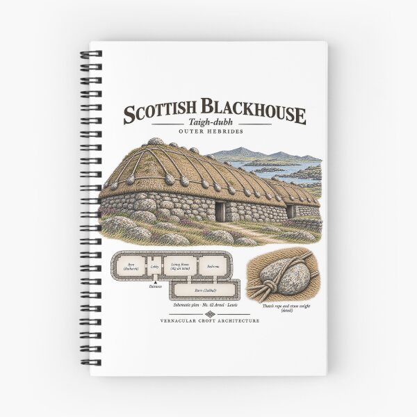 Item preview, Scottish Blackhouse — Outer Hebrides Vernacular Architecture designed and sold by Larkfound Studio.