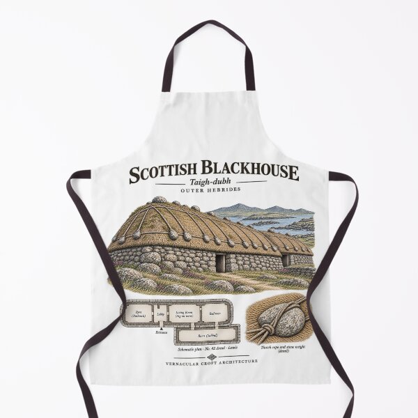 Item preview, Scottish Blackhouse — Outer Hebrides Vernacular Architecture designed and sold by Larkfound Studio.