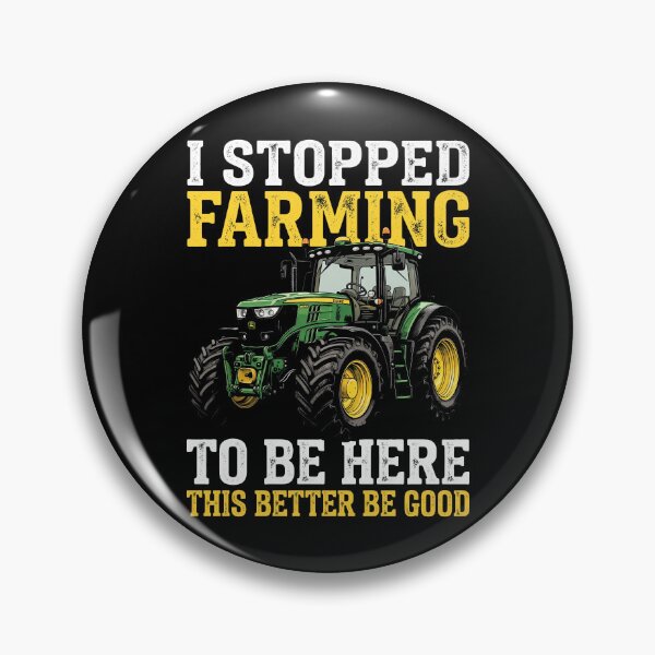 Item preview, I Stopped Farming Tracteur Vert Humour Fermier designed and sold by MizoX7.