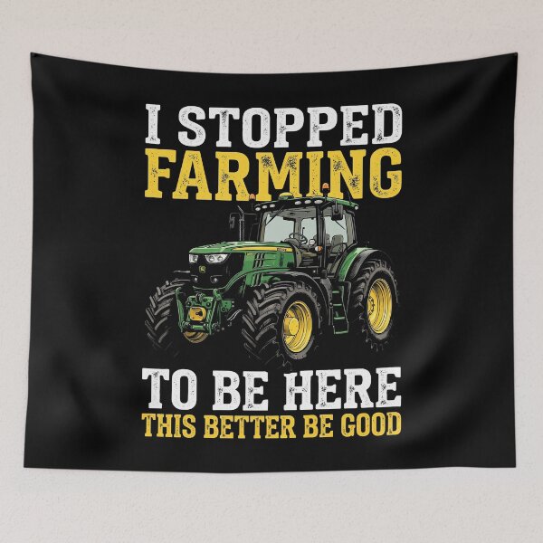 Item preview, I Stopped Farming Tracteur Vert Humour Fermier designed and sold by MizoX7.