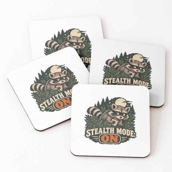 Item preview, Stealth Mode On Raccoon Vintage Night Design designed and sold by Small price.