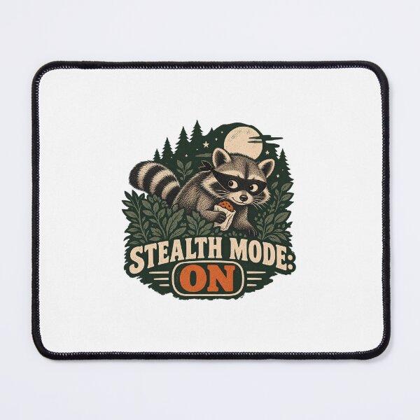 Item preview, Stealth Mode On Raccoon Vintage Night Design designed and sold by Small price.