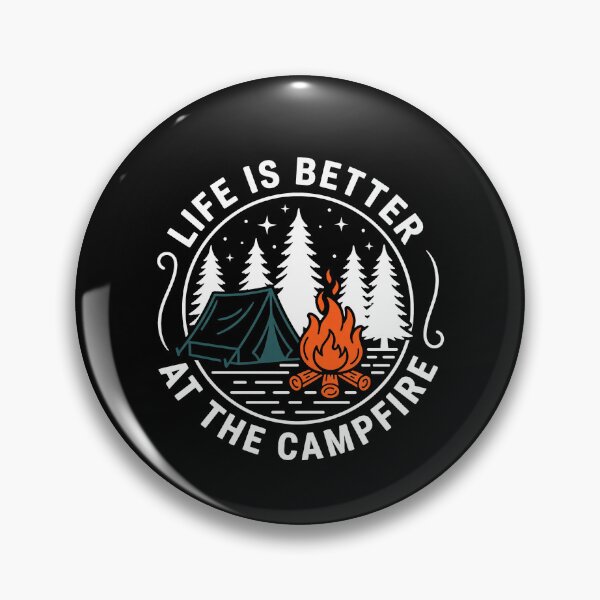 Item preview, Life Is Better At The Campfire Tente Forêt Nature designed and sold by MizoX7.