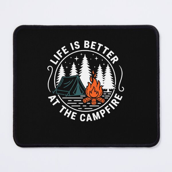 Item preview, Life Is Better At The Campfire Tente Forêt Nature designed and sold by MizoX7.