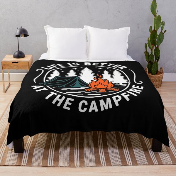 Item preview, Life Is Better At The Campfire Tente Forêt Nature designed and sold by MizoX7.
