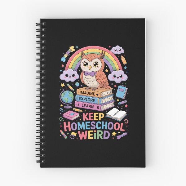 Item preview, Keep Homeschool Weird Owl Books designed and sold by jkrphoto.