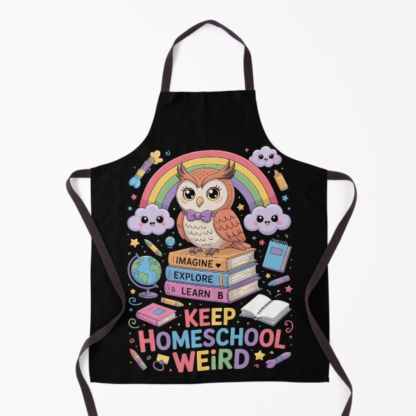 Item preview, Keep Homeschool Weird Owl Books designed and sold by jkrphoto.